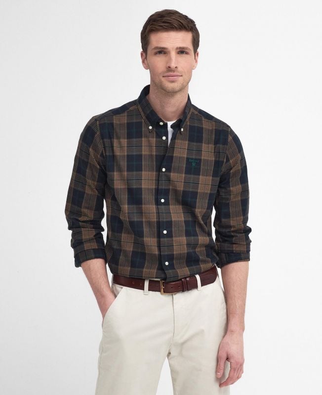 camisa pritchard de manga comprida sob medida
