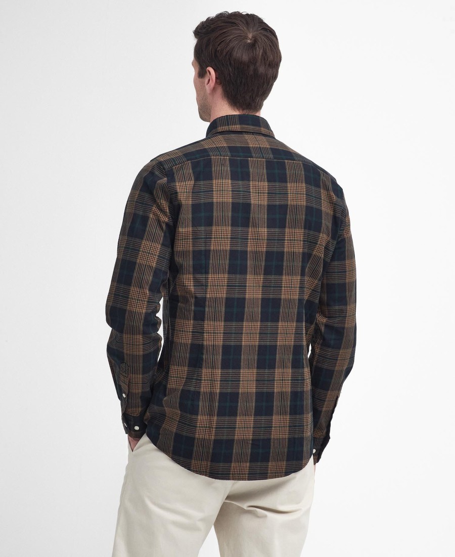 camisa pritchard de manga comprida sob medida