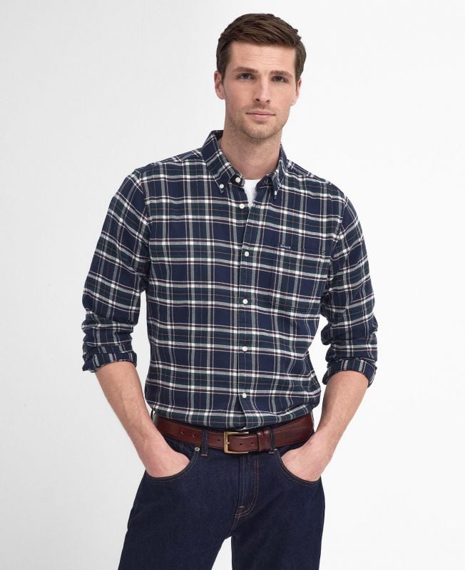 camisa drumhill de manga comprida sob medida