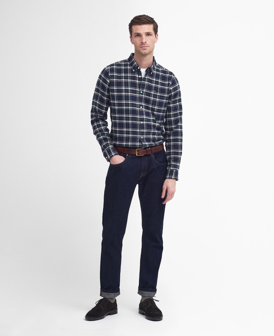 camisa drumhill de manga comprida sob medida
