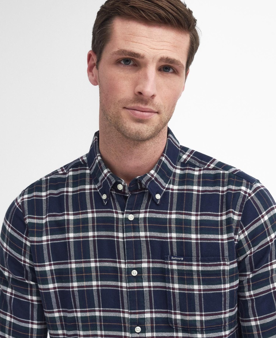 camisa drumhill de manga comprida sob medida