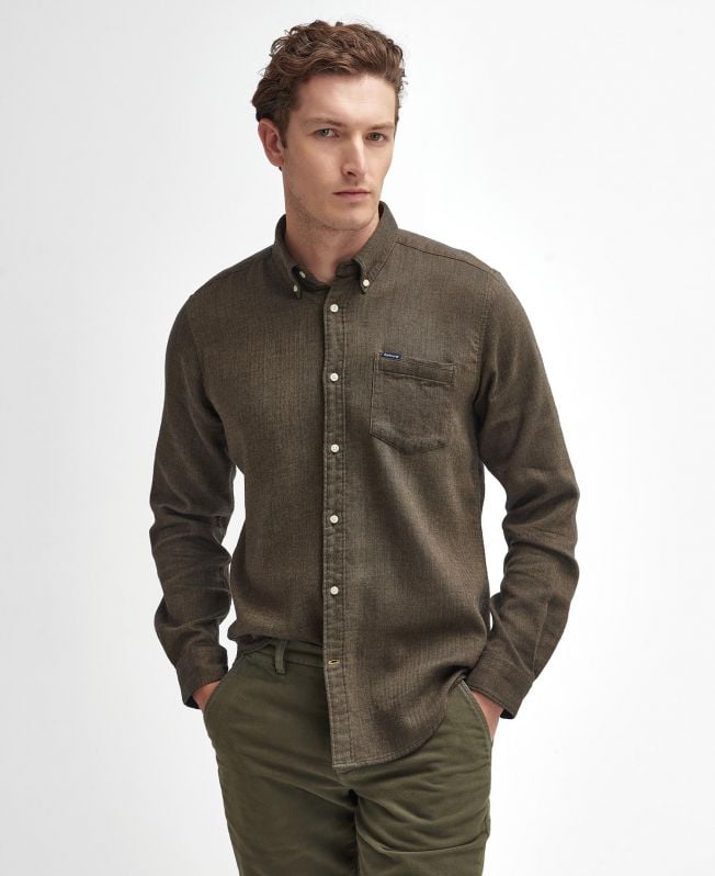 camisa buckley de manga comprida sob medida