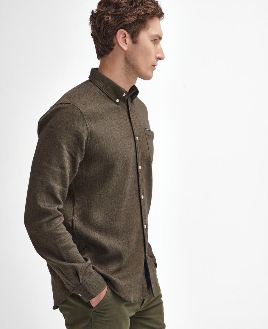 camisa buckley de manga comprida sob medida
