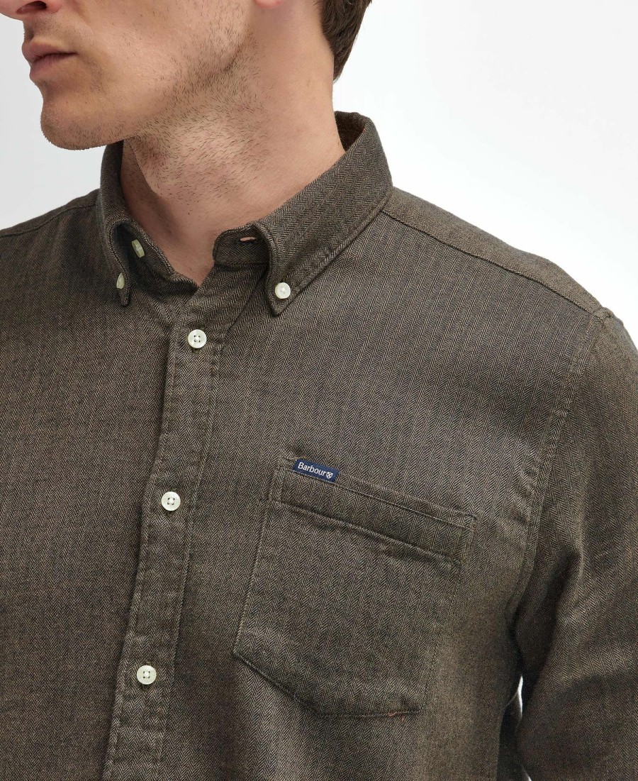 camisa buckley de manga comprida sob medida