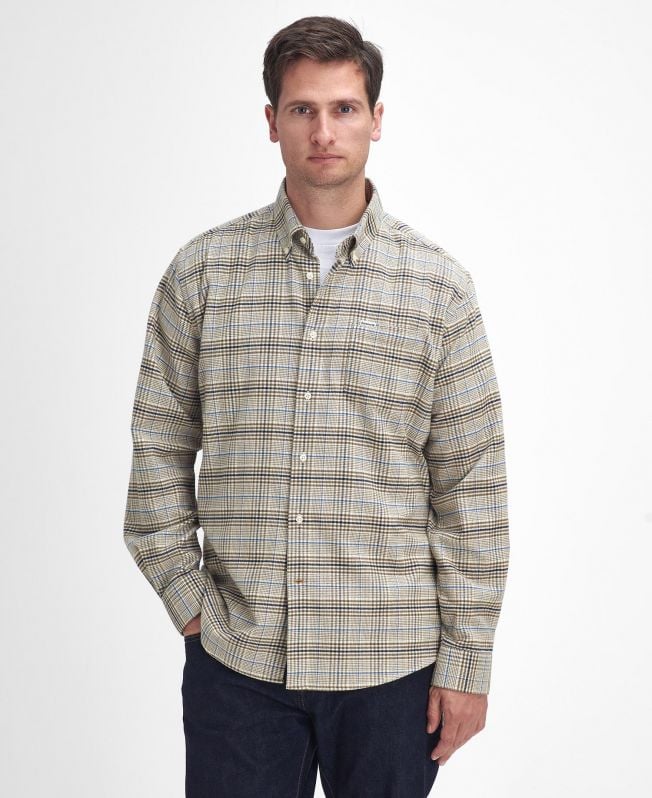 camisa crompton regular de manga comprida