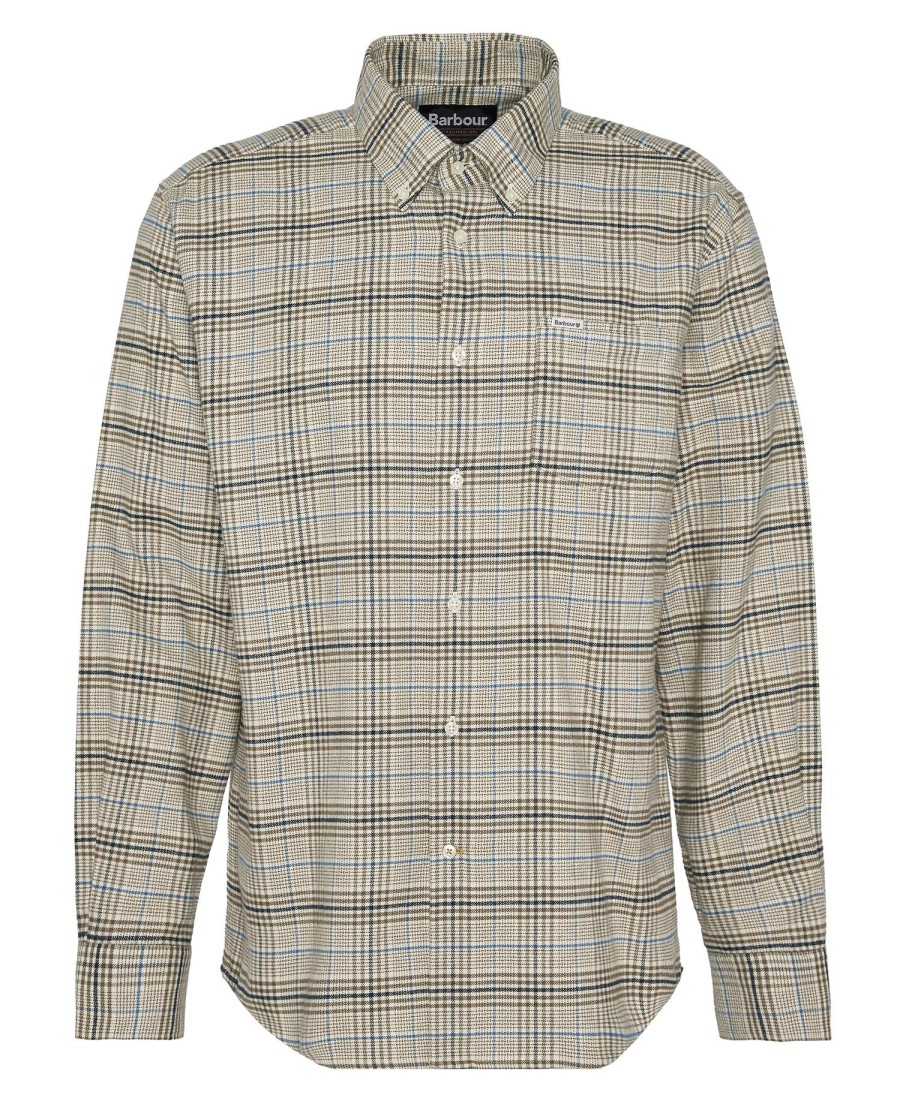 camisa crompton regular de manga comprida
