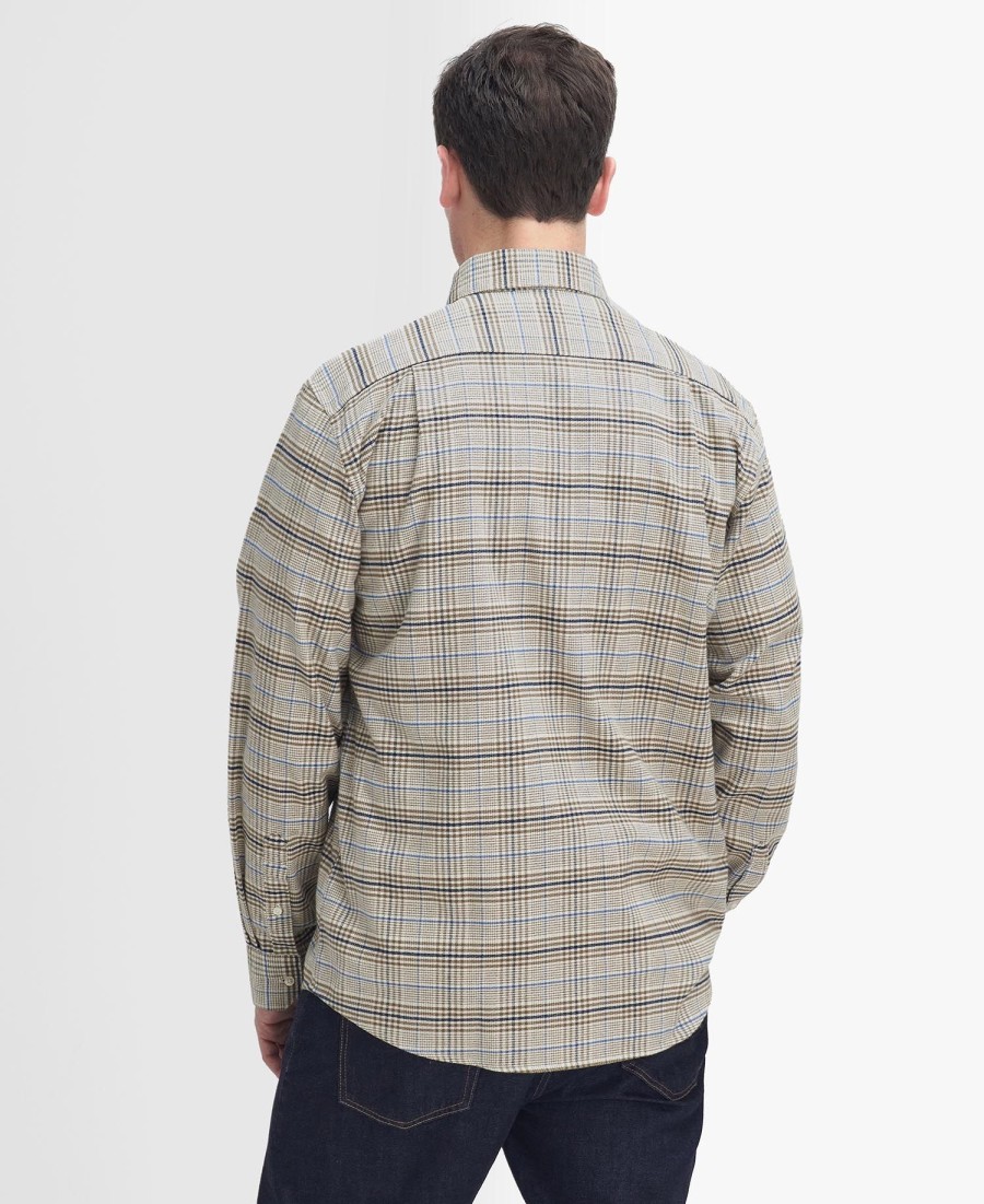 camisa crompton regular de manga comprida