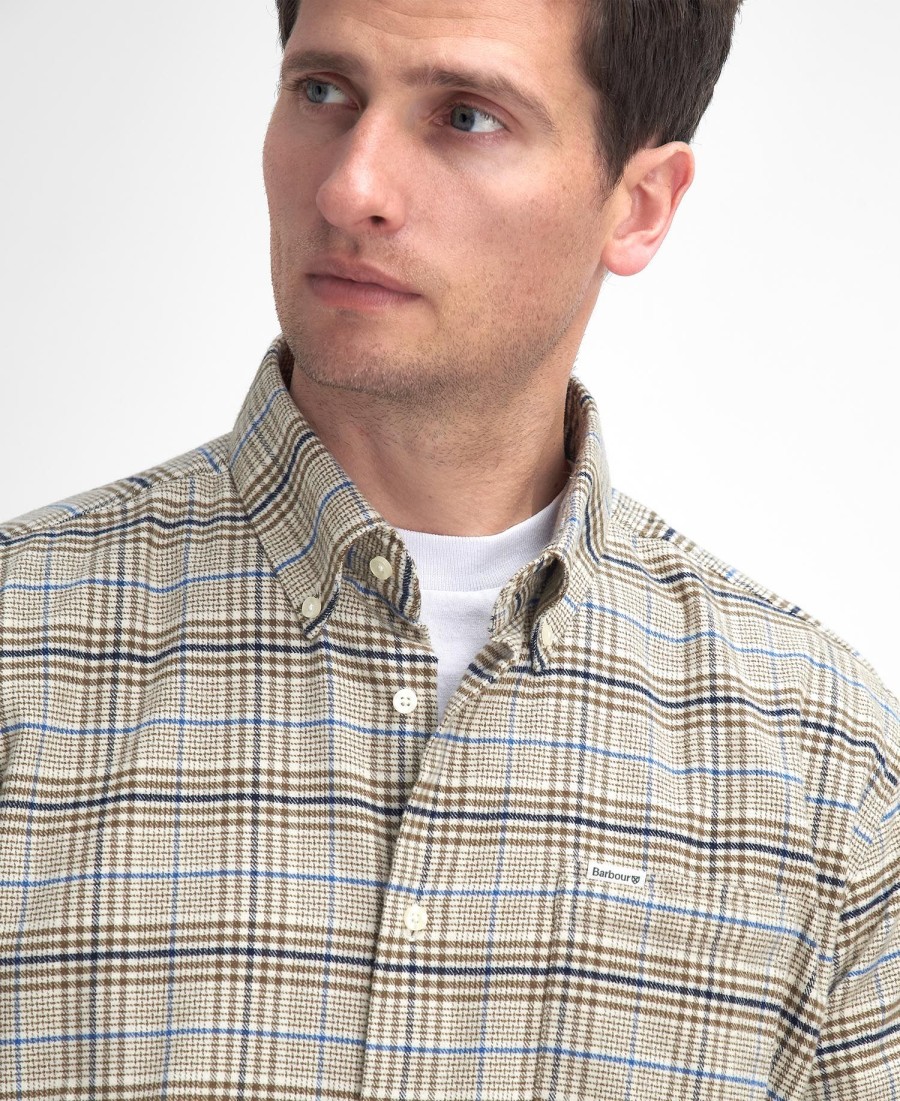 camisa crompton regular de manga comprida