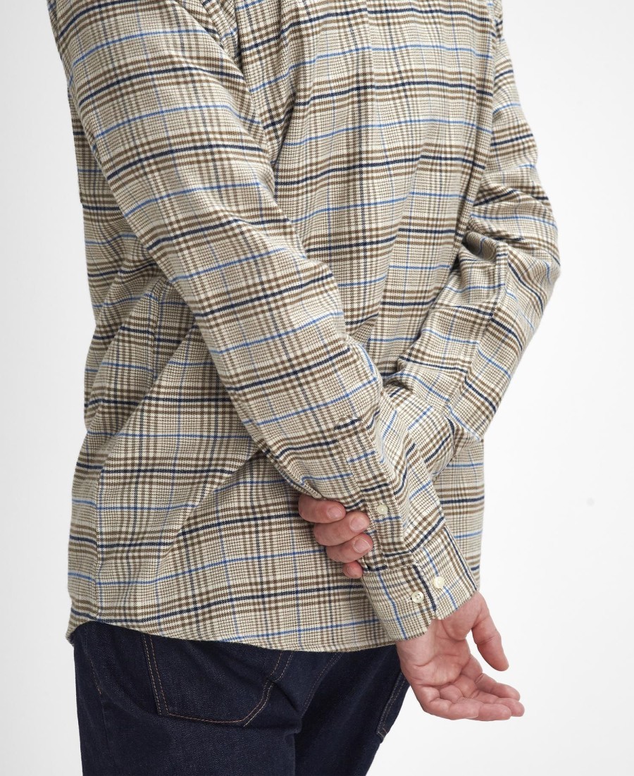 camisa crompton regular de manga comprida