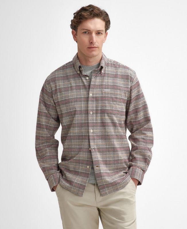camisa crompton regular de manga comprida