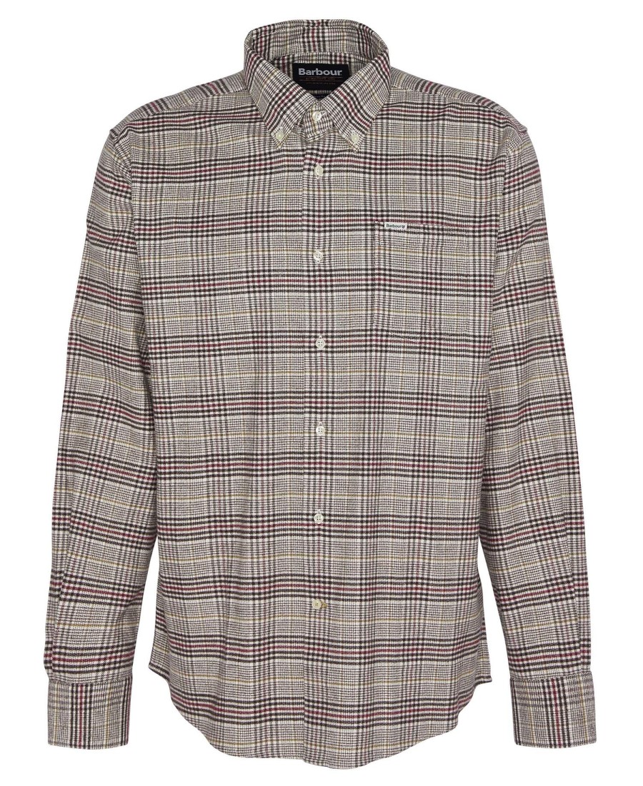 camisa crompton regular de manga comprida