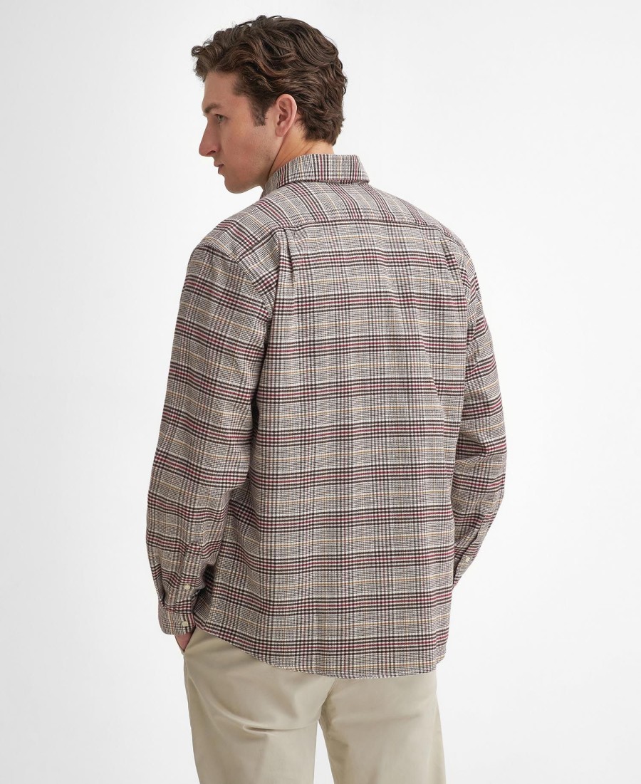 camisa crompton regular de manga comprida