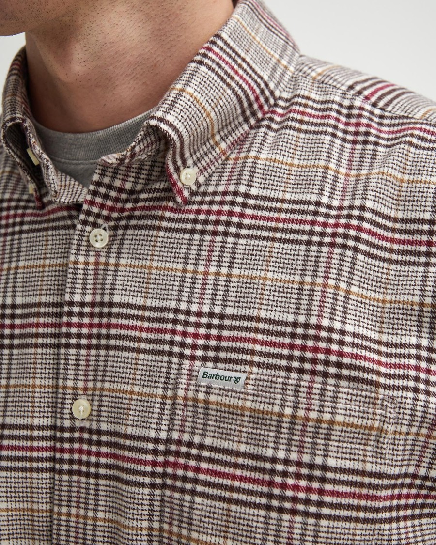 camisa crompton regular de manga comprida