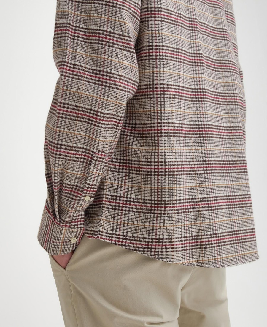 camisa crompton regular de manga comprida