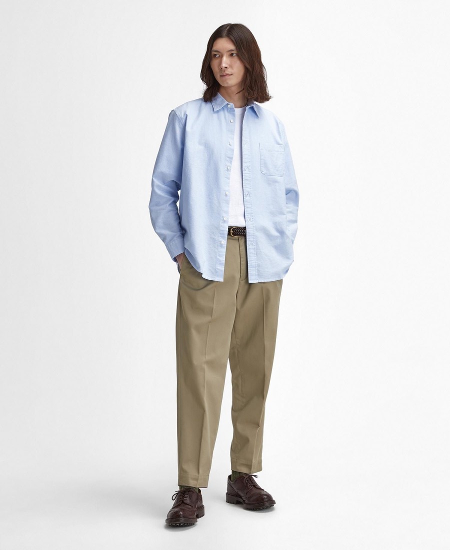 camisa oxford de manga comprida oversized dunand