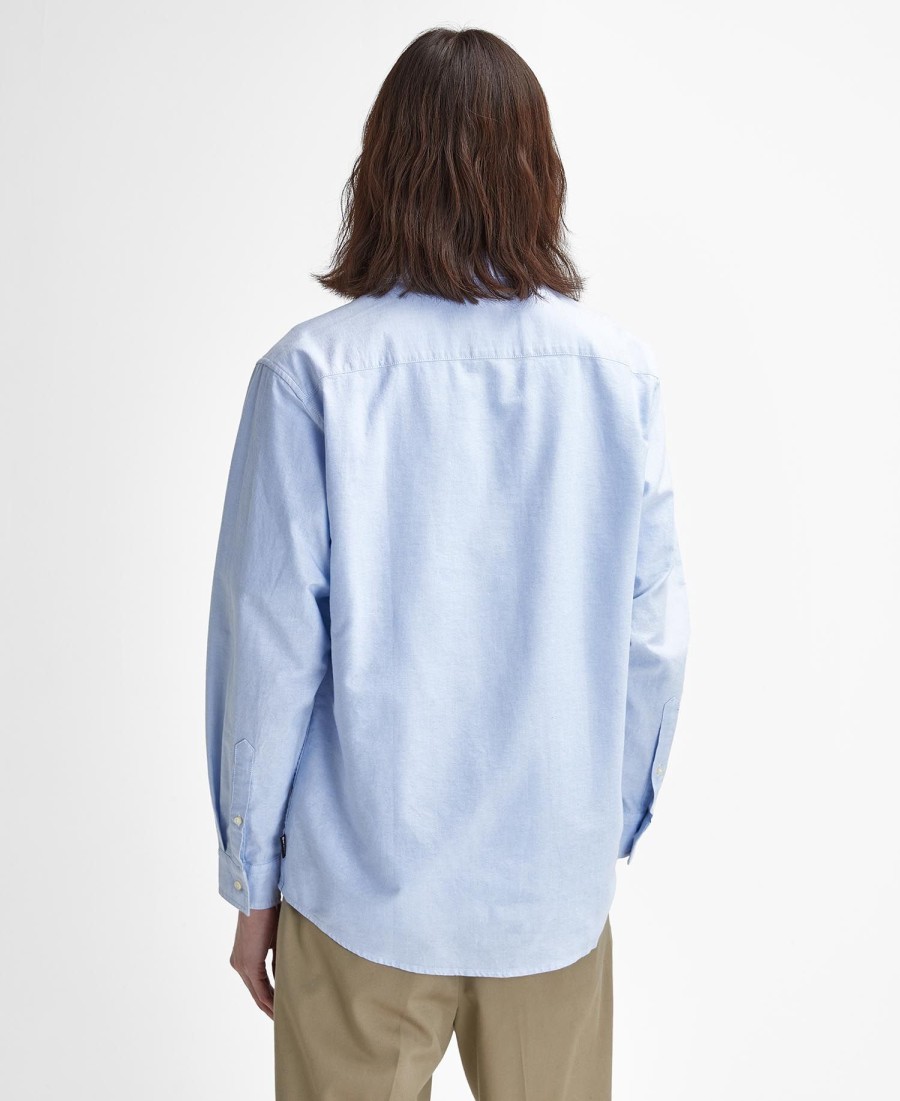 camisa oxford de manga comprida oversized dunand