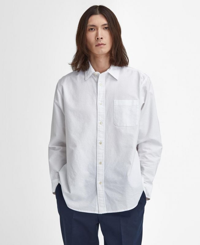 camisa oxford de manga comprida oversized dunand