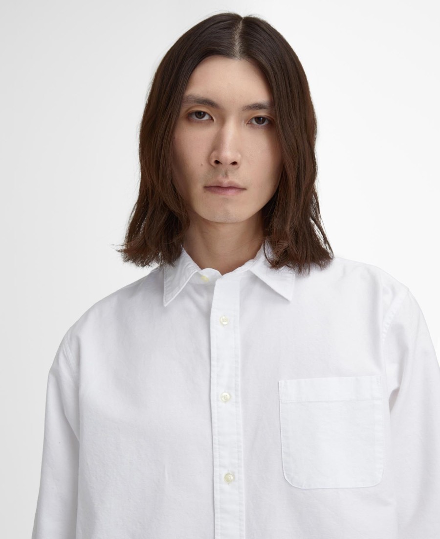 camisa oxford de manga comprida oversized dunand