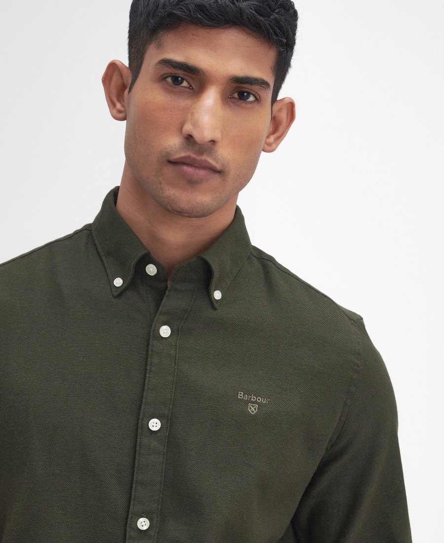 camisa de manga comprida twillbridge sob medida