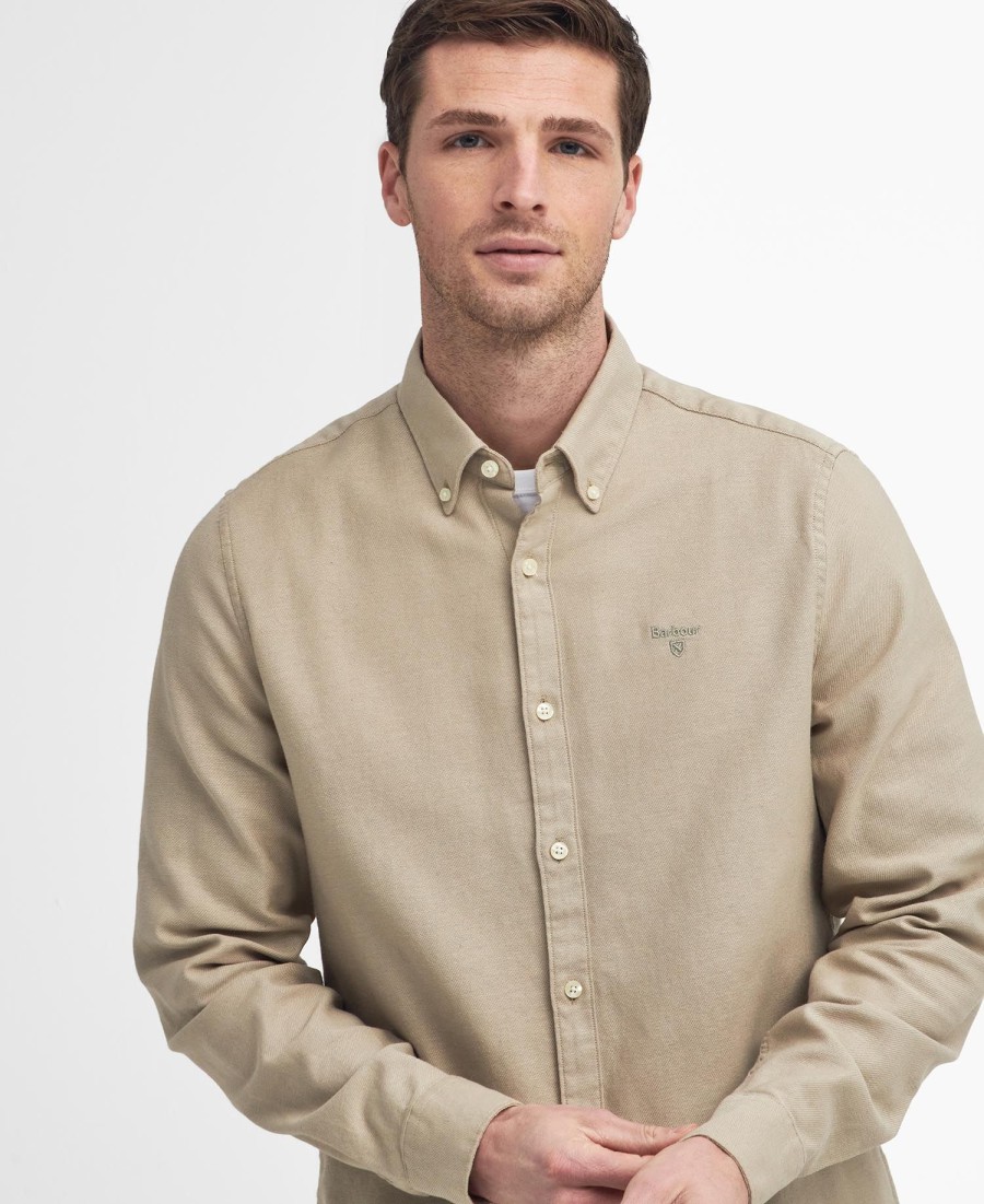 camisa de manga comprida twillbridge sob medida