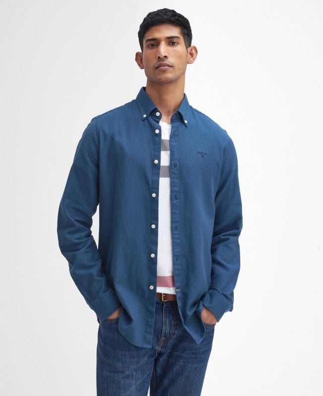 camisa de manga comprida twillbridge sob medida