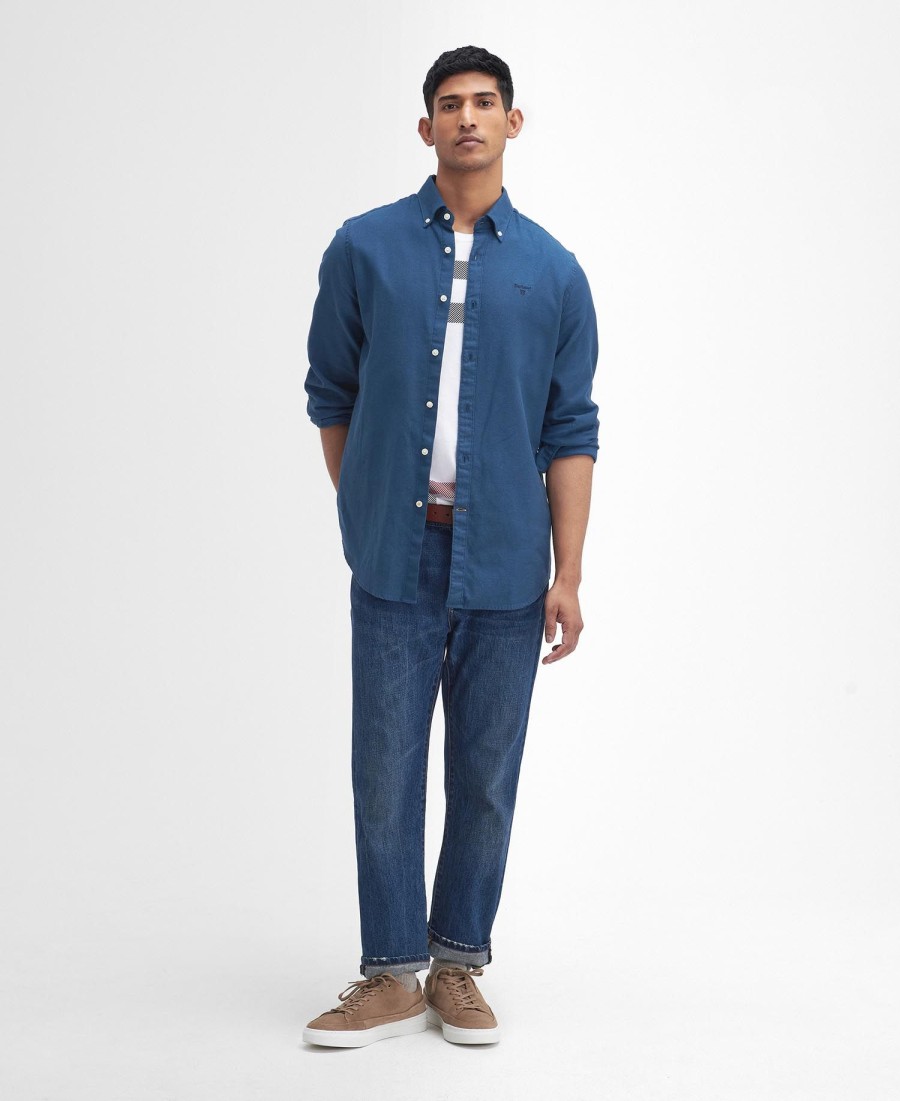 camisa de manga comprida twillbridge sob medida