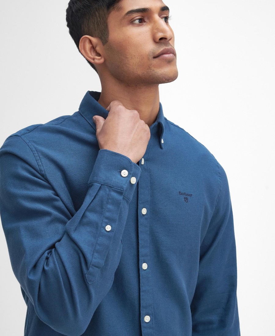 camisa de manga comprida twillbridge sob medida