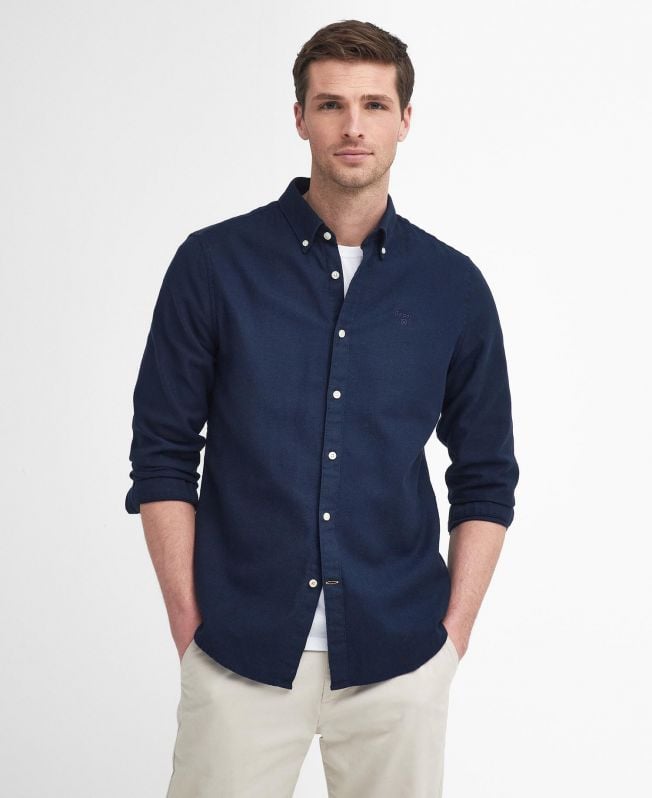 camisa de manga comprida twillbridge sob medida