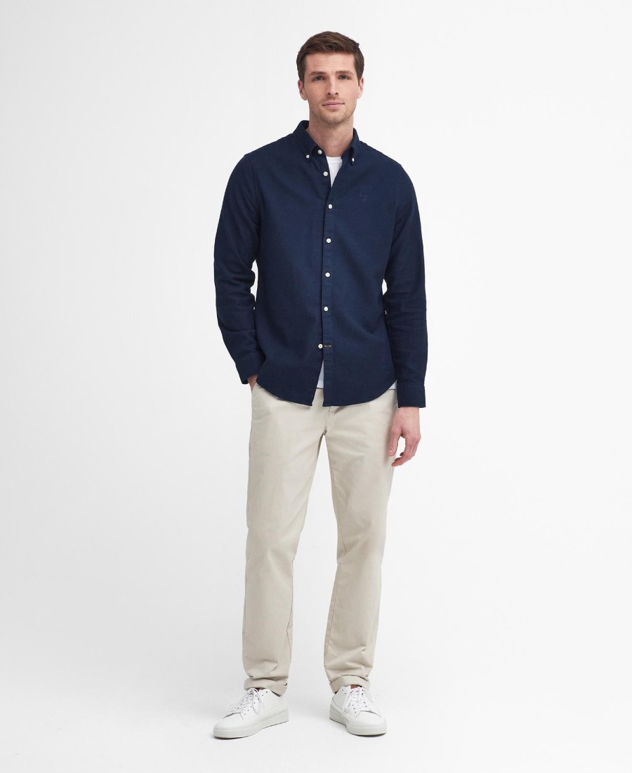 camisa de manga comprida twillbridge sob medida