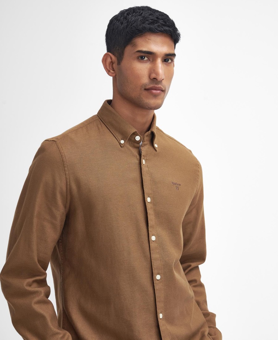 camisa de manga comprida twillbridge sob medida