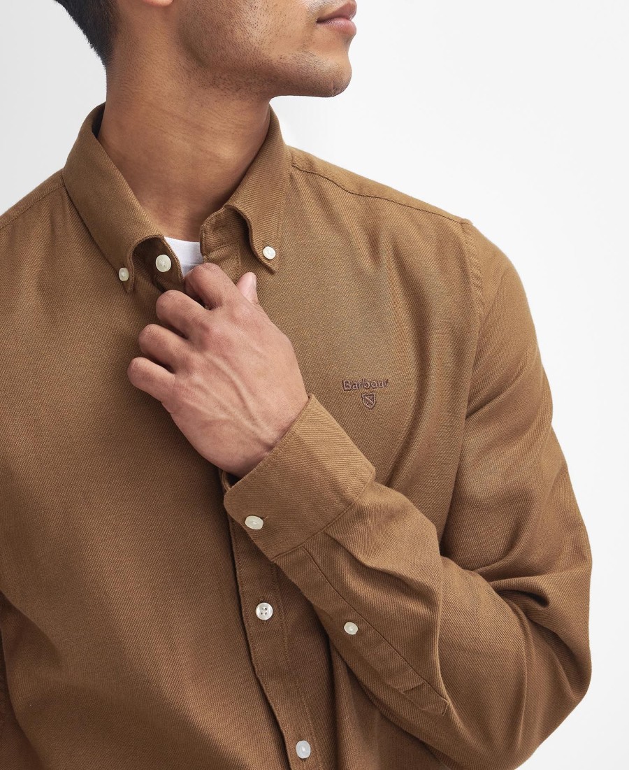 camisa de manga comprida twillbridge sob medida