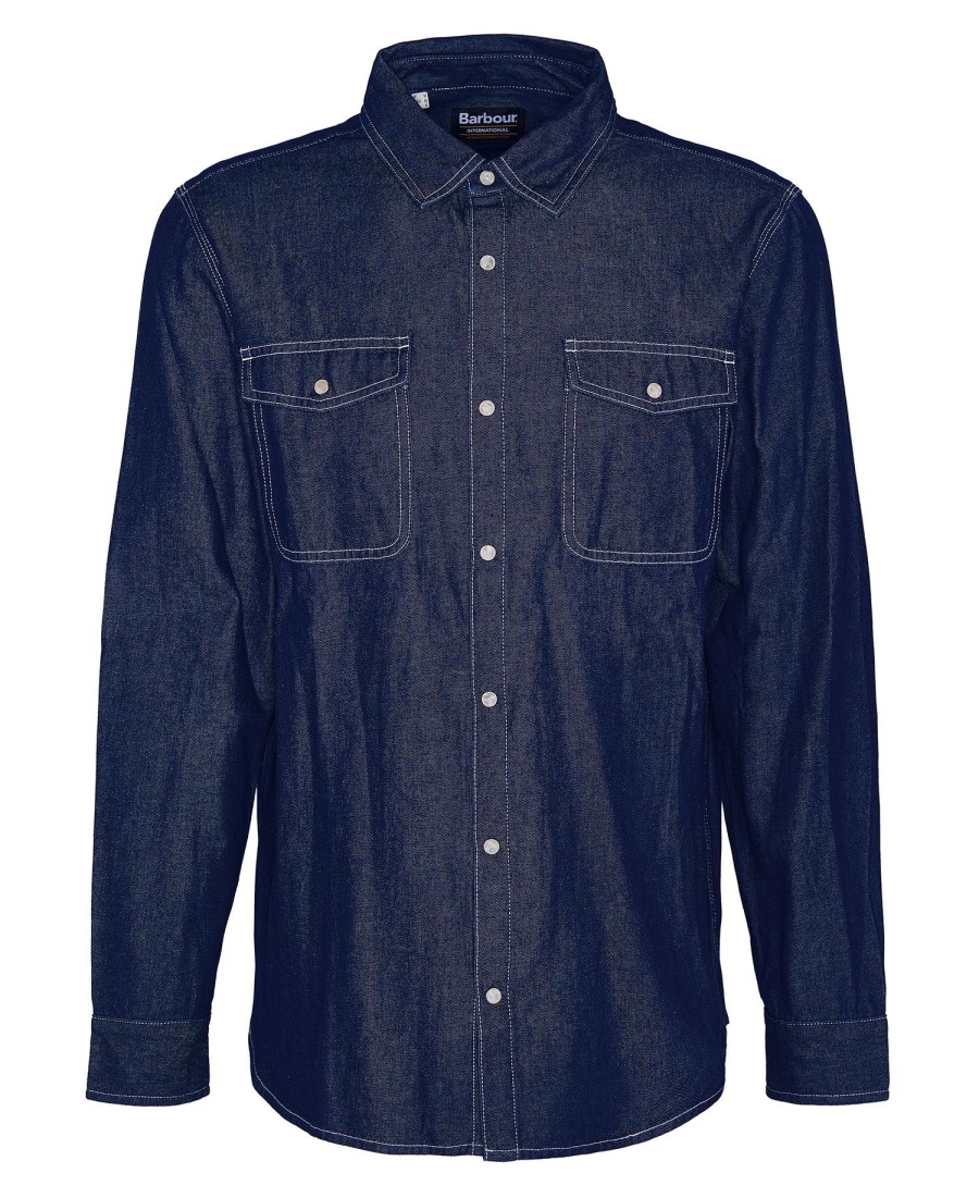 camisa de manga comprida terence denim