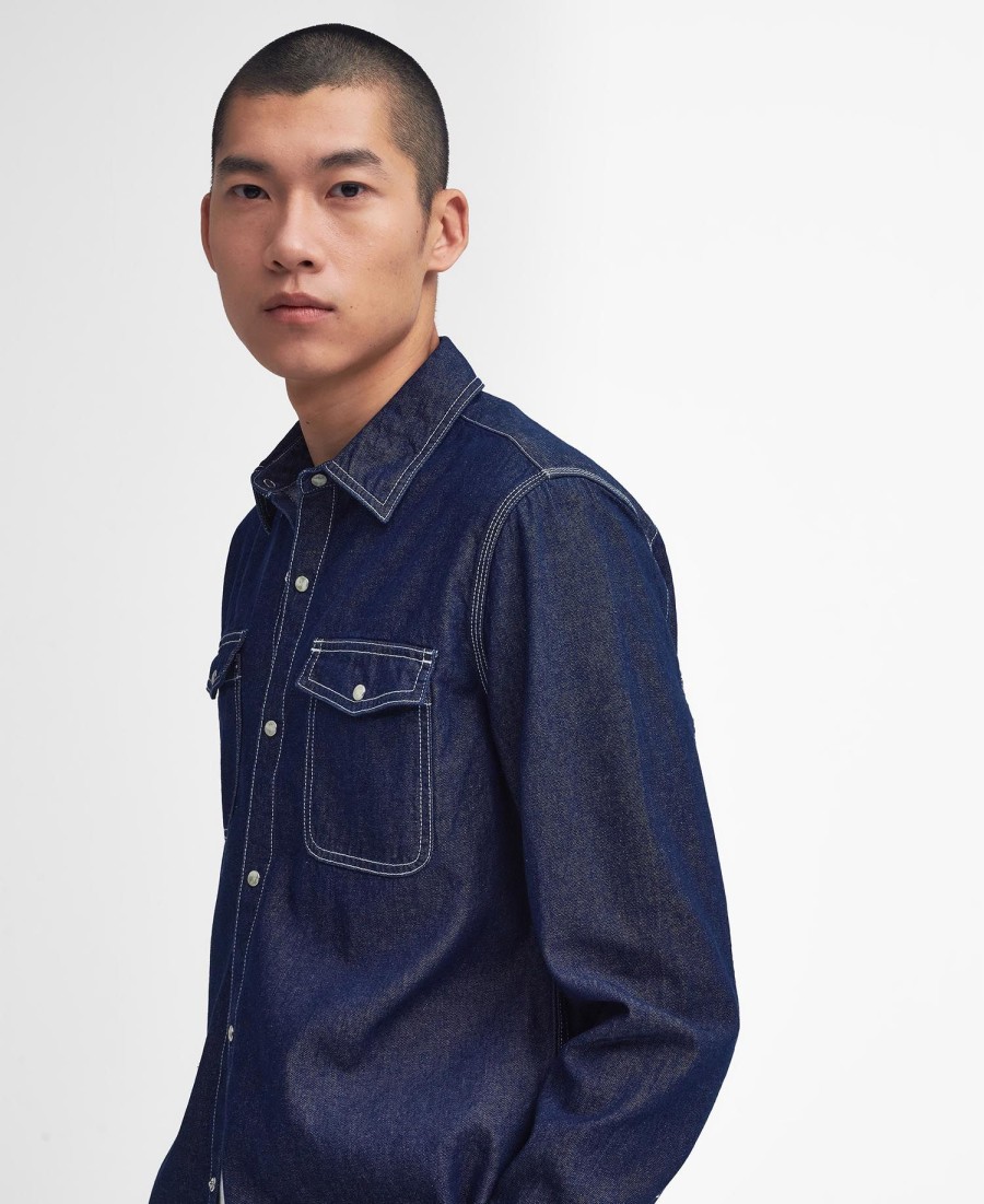 camisa de manga comprida terence denim