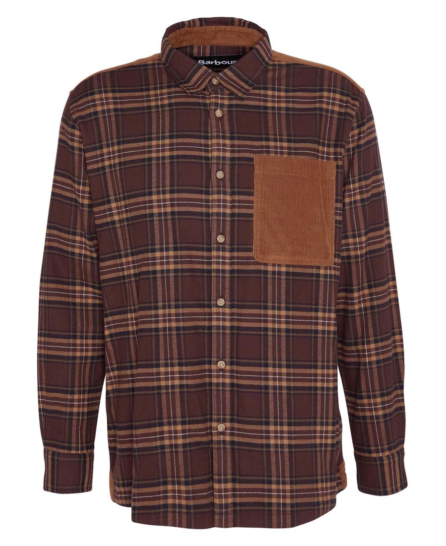 camisa burlington oversized de manga comprida com cordão