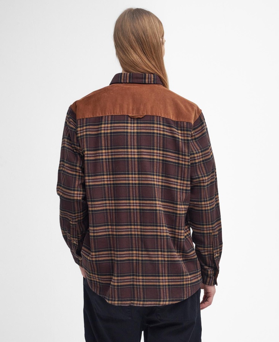 camisa burlington oversized de manga comprida com cordão