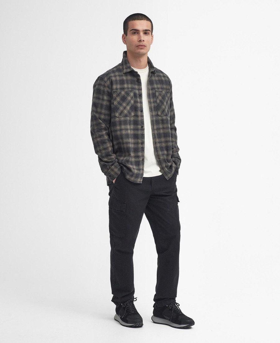 camisa de manga comprida dulwich brushed