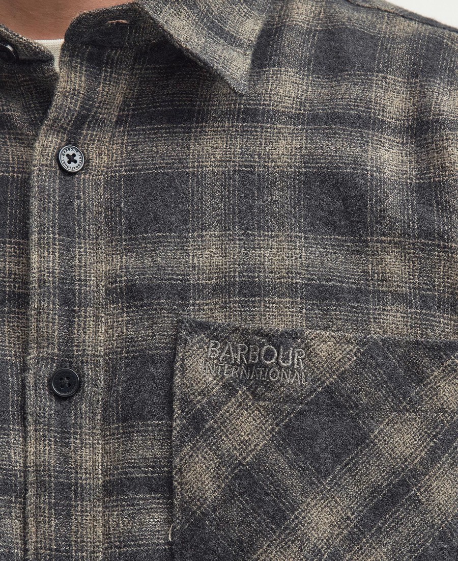 camisa de manga comprida dulwich brushed