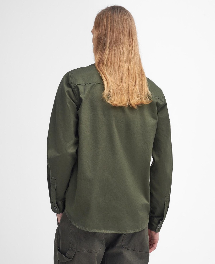 camisa de manga comprida barbour x baracuta chorlton relaxed