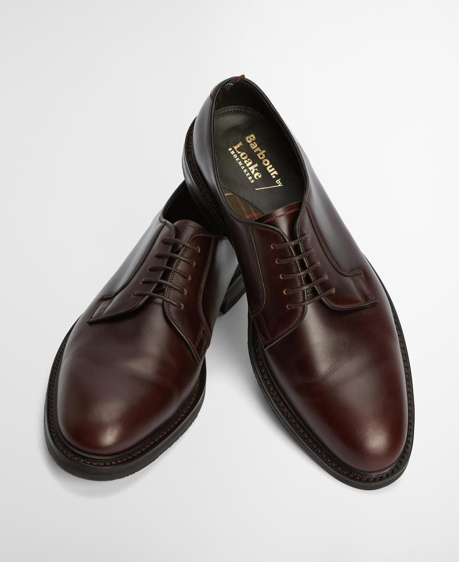 sapatos derby fernsby da barbour by loake
