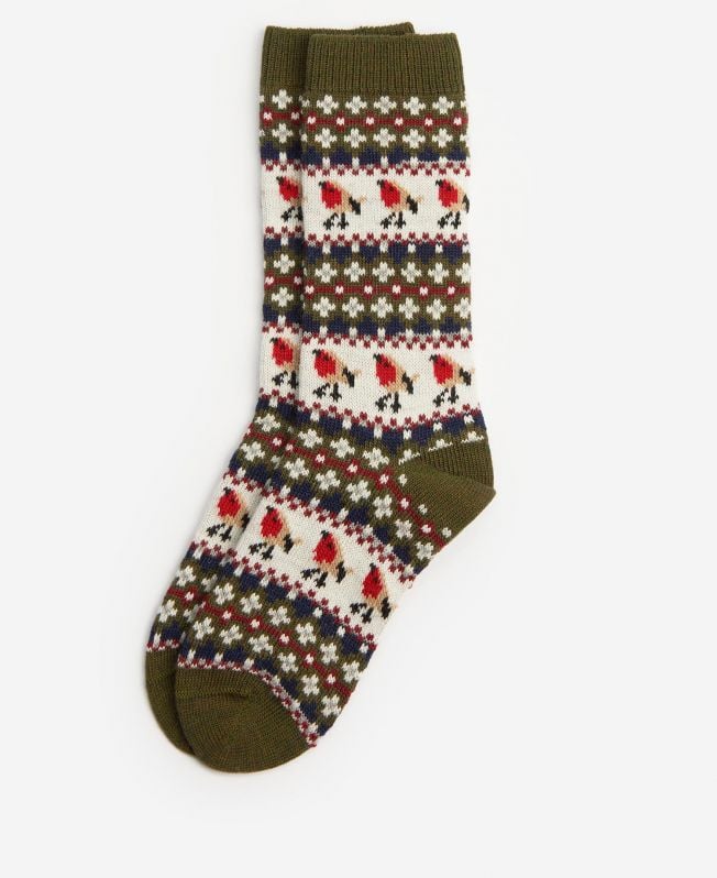 meias robin fair isle