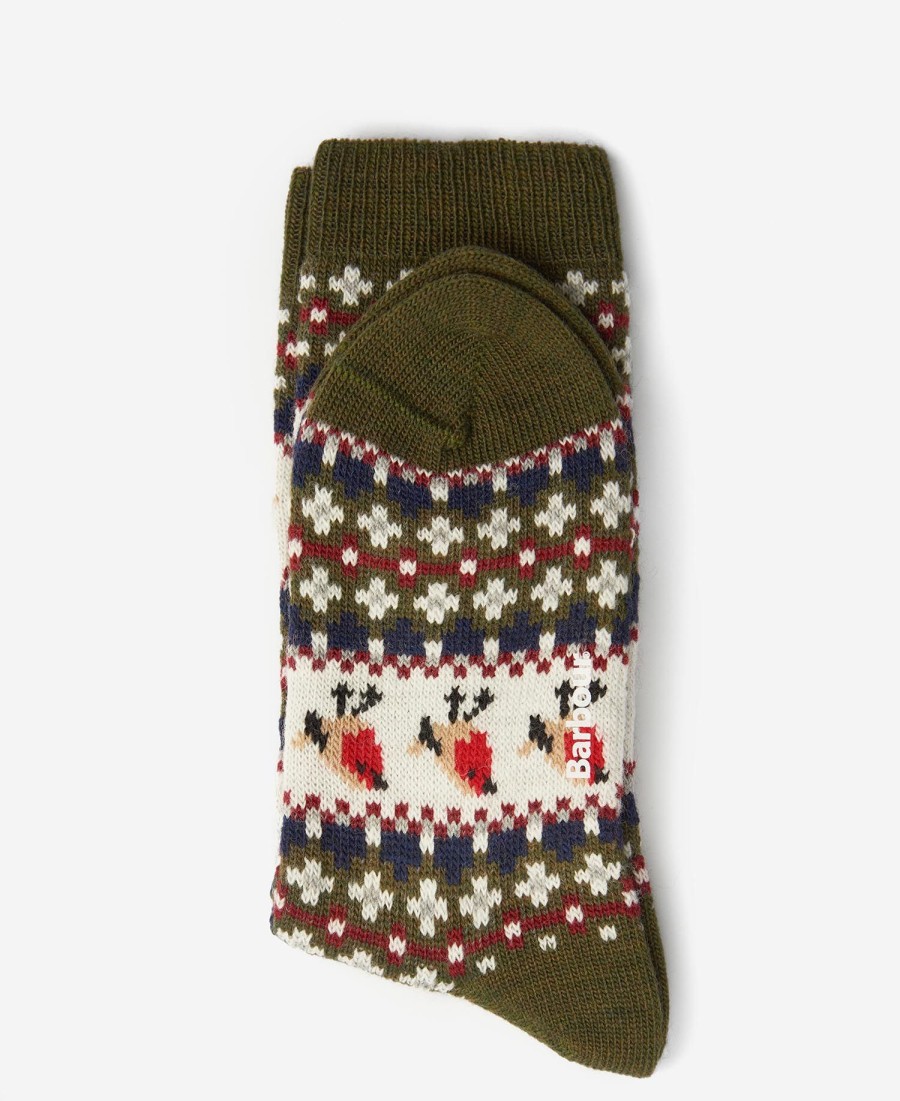 meias robin fair isle