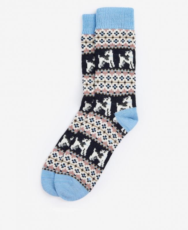 meias fair isle terrier