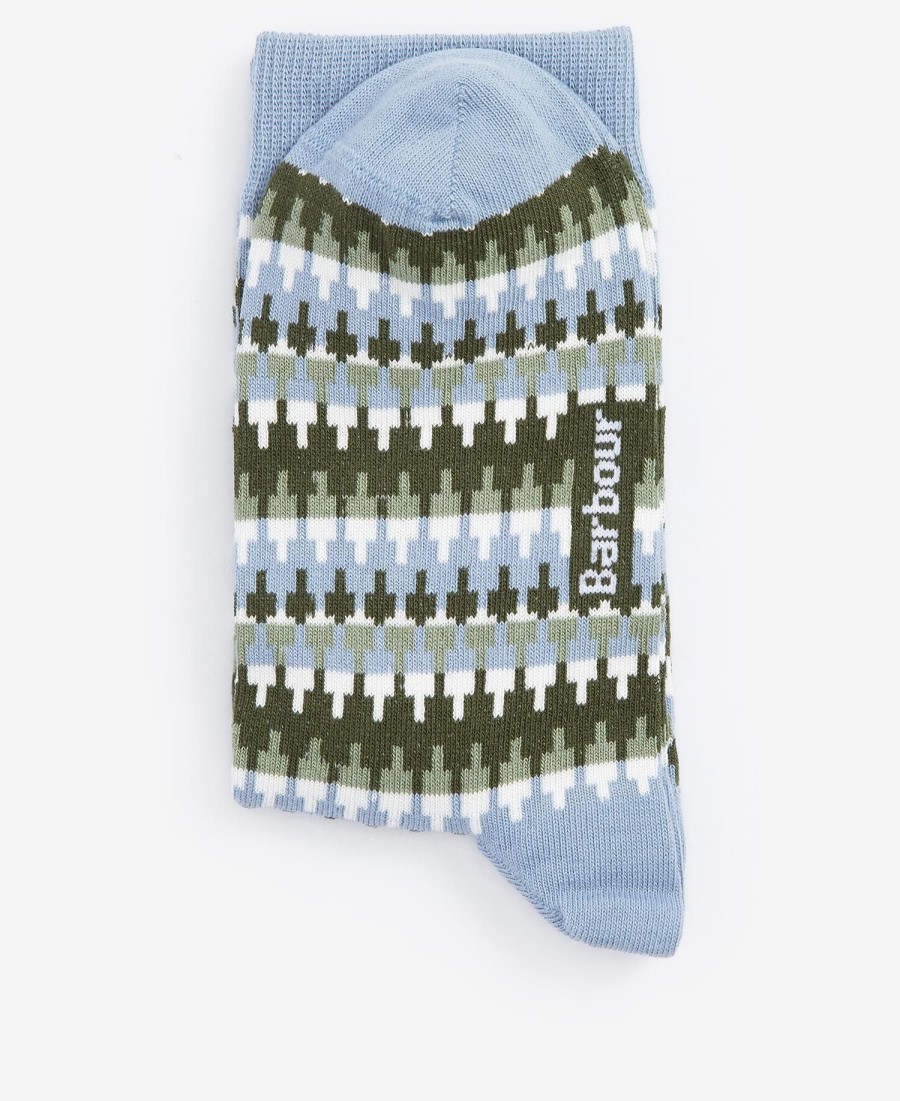meias louise fair isle conjunto de 2