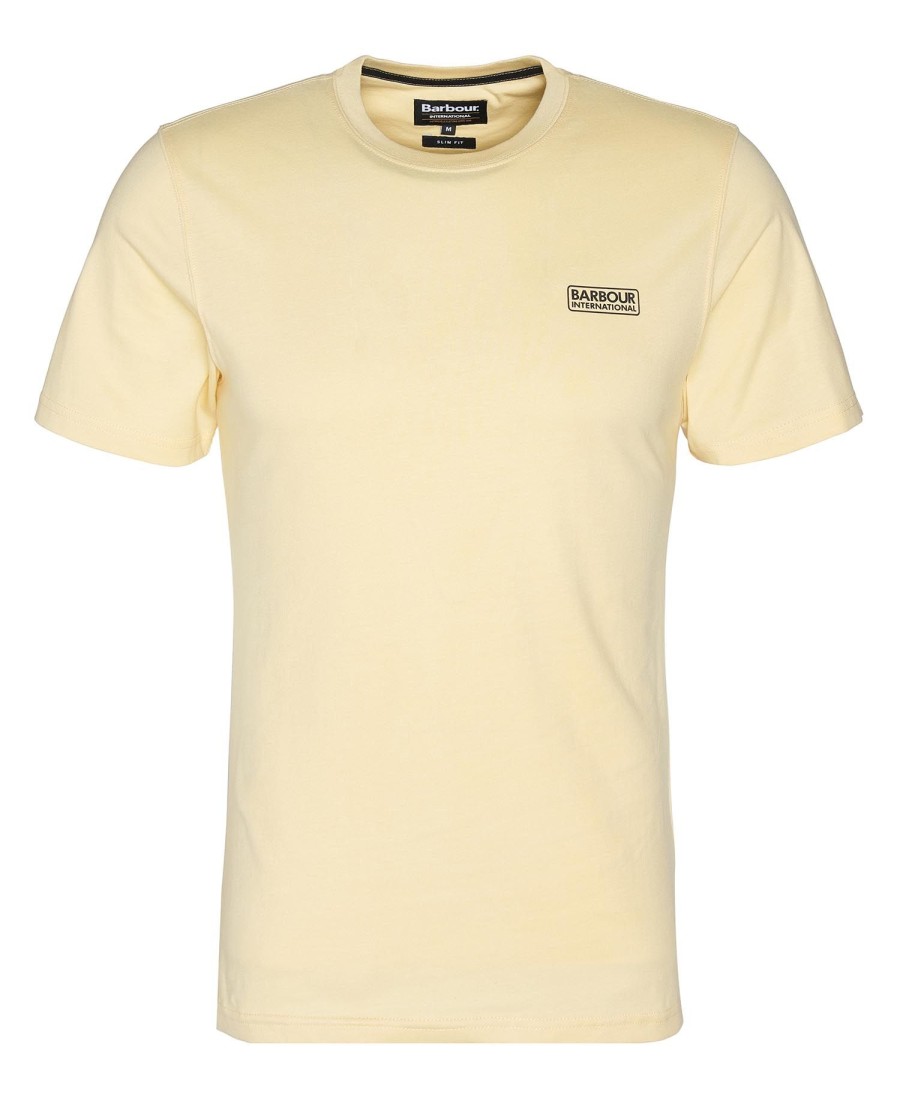camiseta com logotipo pequeno