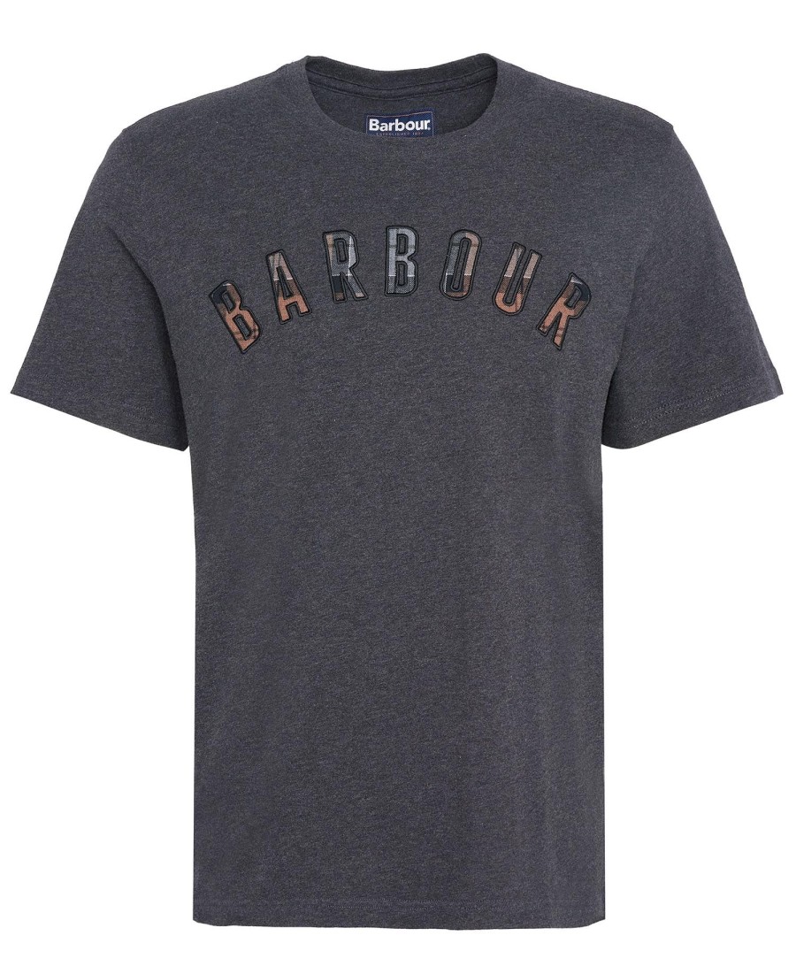 camiseta com o logotipo ancroft tartan