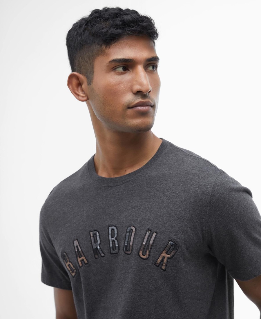 camiseta com o logotipo ancroft tartan