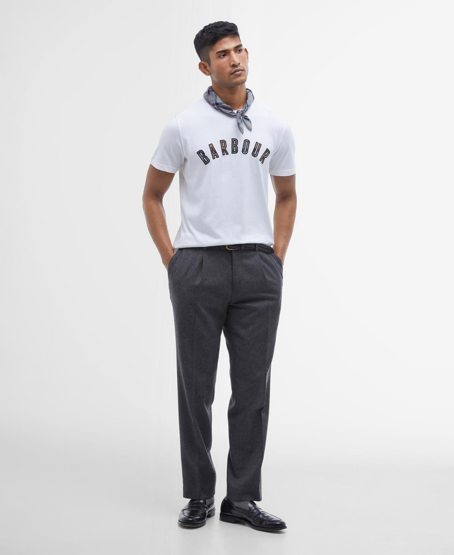 camiseta com o logotipo ancroft tartan
