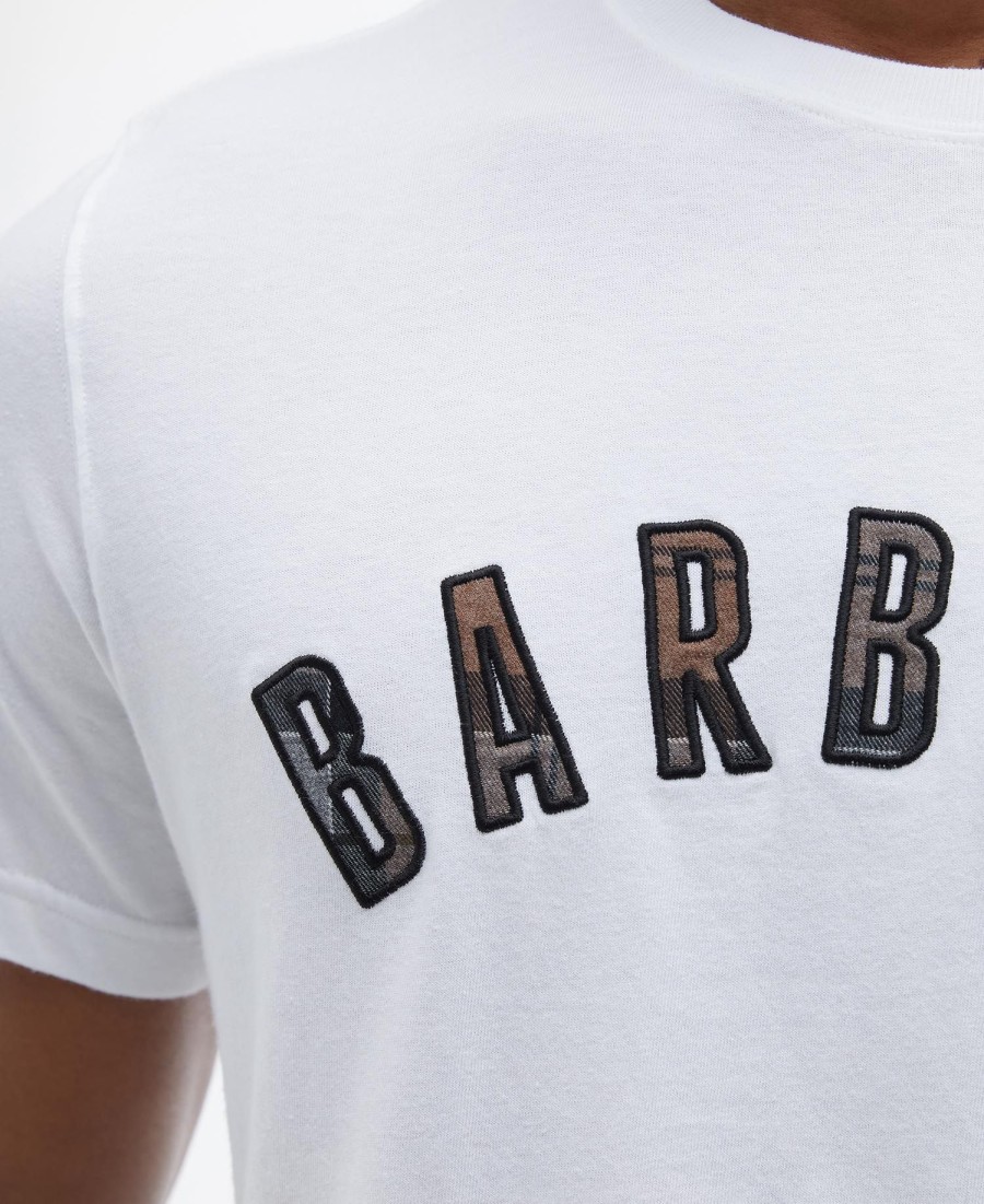 camiseta com o logotipo ancroft tartan