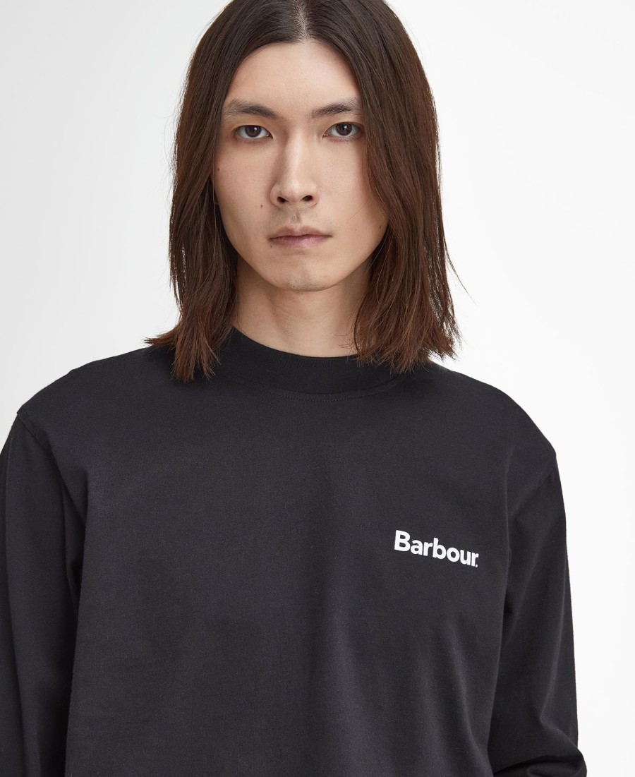 camiseta de manga comprida baxter tamanho grande