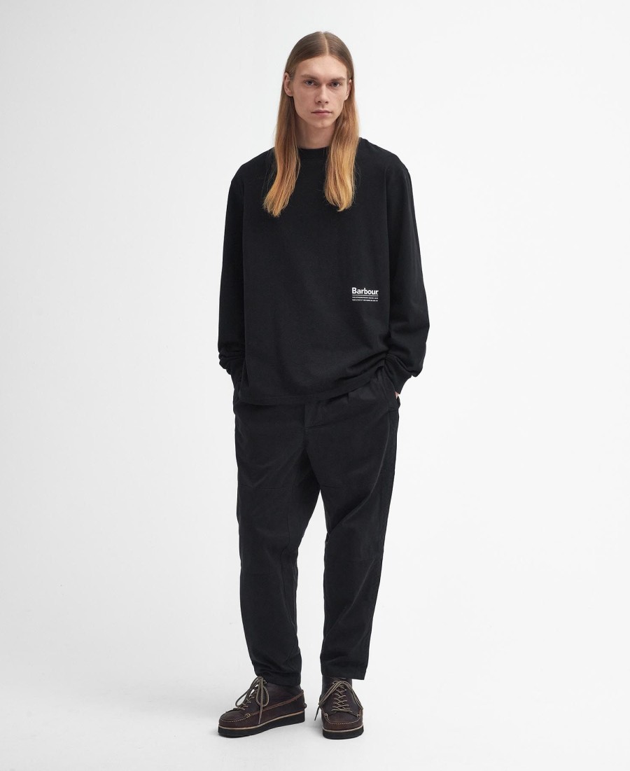 camiseta portwell oversized de manga comprida